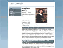 Tablet Screenshot of lockelaw.com